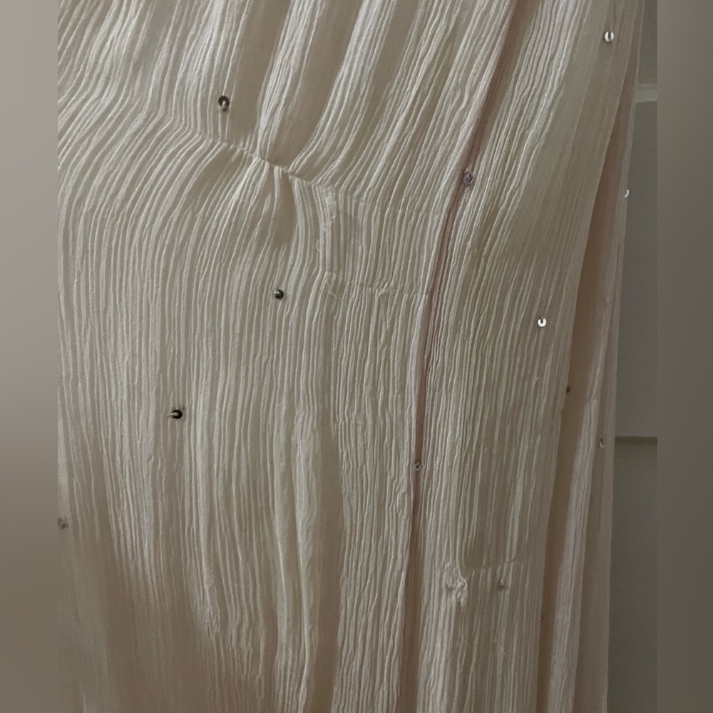 sequin cream/gold/pink dress - Picture 3 of 4